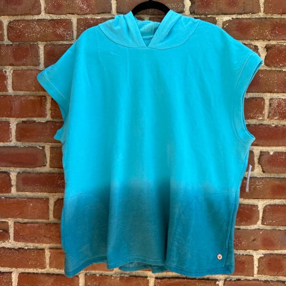 LIVI Active $60 Tie Dye French Terry Hoodie Top Womens 14/16 1X NEW